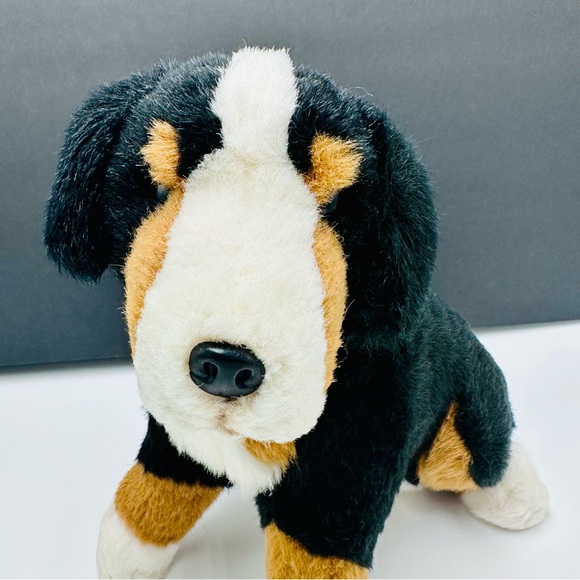 E&J Classic Bernese Mountain Dog Realistic Puppy Plush Animal 11” - Picture 2 of 7